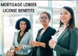 mortgage lender license benfits