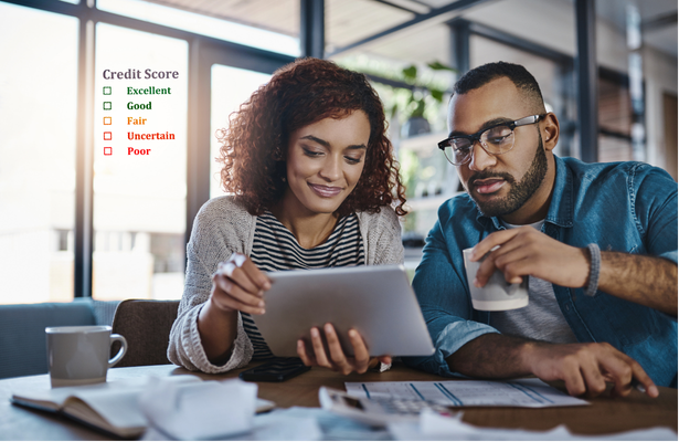 improve credit score for mortgage