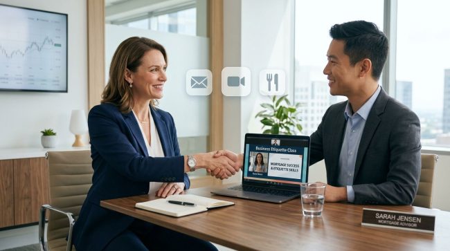 Business Etiquette Class Guide for Mortgage Professionals