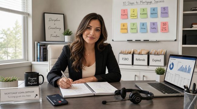 how does a mortgage loan officer find clients