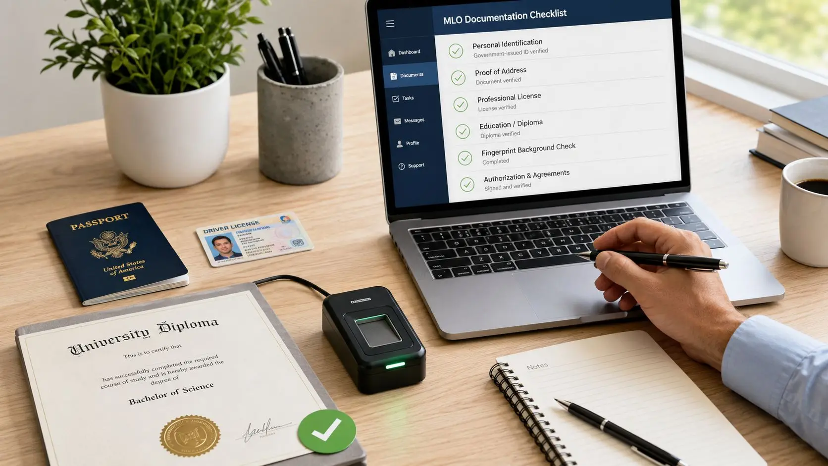 MLO Documentation Requirements Your NMLS Checklist for licensing