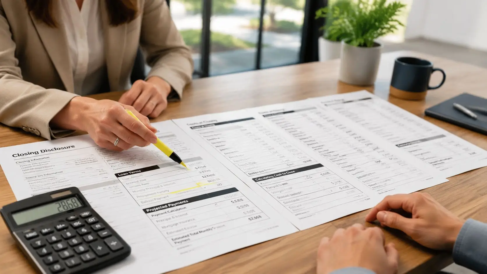 Understand the Closing Disclosure form and key disclosure line items in mortgage.