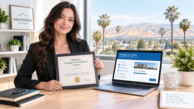 Bakersfield California New loan officer course